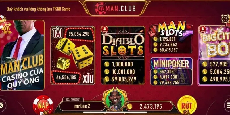 Man Club - Trang Nổ Hũ uy tín nên tham gia ngay